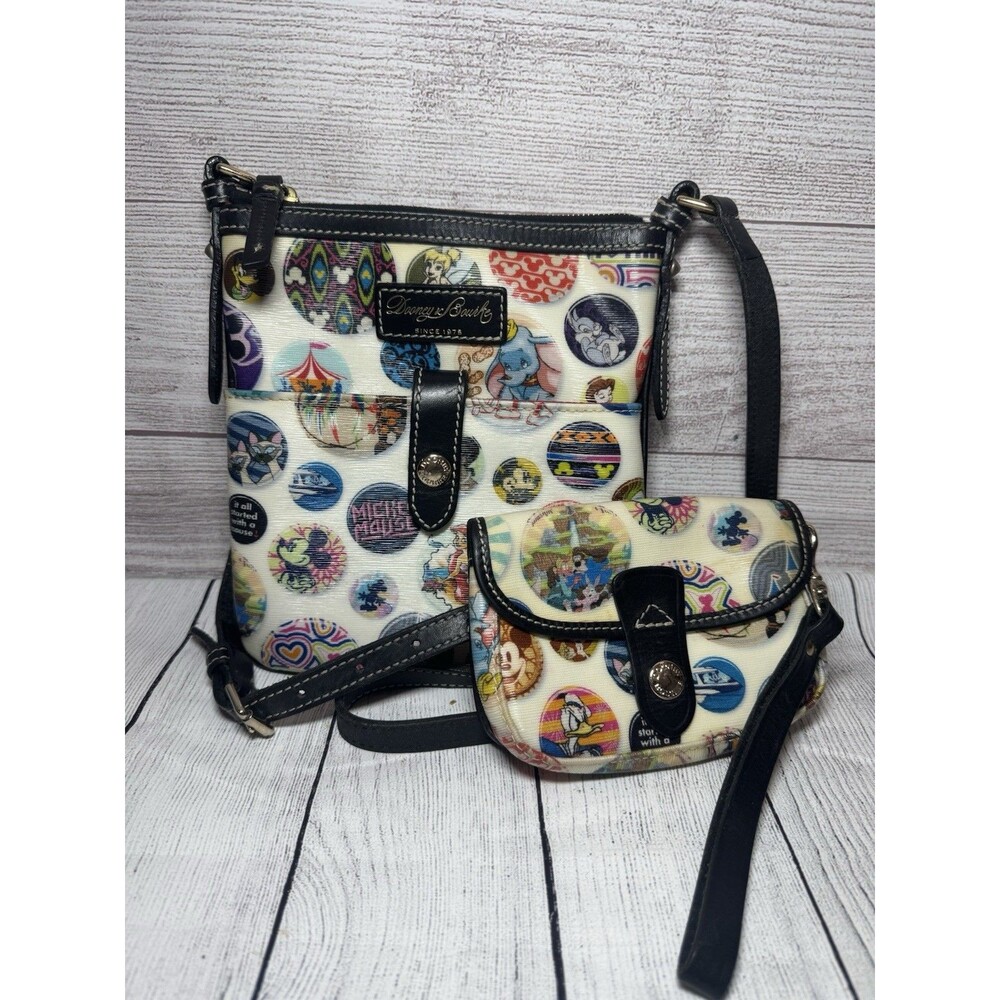 DISNEY! Dooney & Bourke SET Crossbody & WRISTLET Splash Mountain Retired